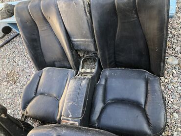 Сиденья: Комплект сидений, Кожа, Mercedes-Benz 1999 г., Б/у, Оригинал, Германия — 7
