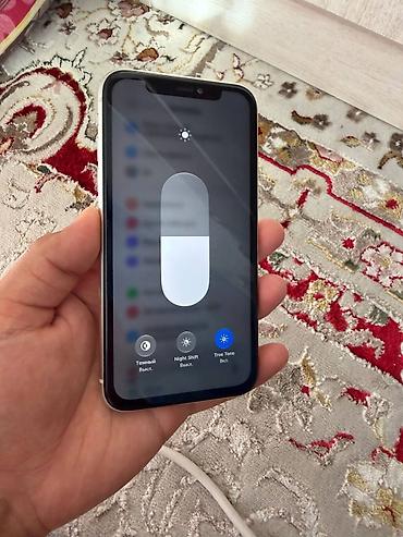 айфон 11 цена ош: IPhone 11, Б/у, 128 ГБ, White Titanium, Чехол, 75 % — 7