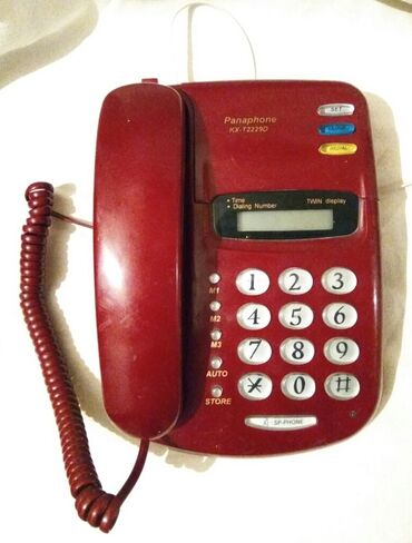 Stasionar telefonlar: Stasionar telefon Simli, İşlənmiş, Pulsuz çatdırılma — 9