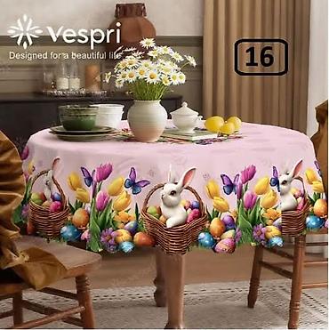 Kuhinjski tekstil: Okrugli stonjak
Prečnik 150cm — 10