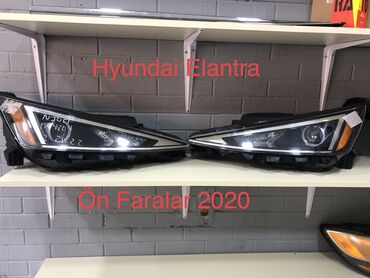 Faralar: Komplekt, Yaxın və uzaq vuran işıqlar Hyundai, 2020 il, Orijinal, İşlənmiş