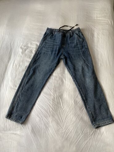 Tavalar: Unisex cins şalvar - Material: klassik denim (orta qalınlıq) - Rəng