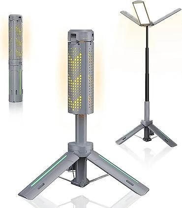agac az: Açıq hava üçün çoxfunksiyalı LED tripot işıq - 3 panelli LED başlıq — 3