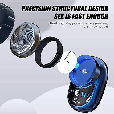 Električni brijači: Pametna električna brijačica – kompaktna, prenosiva i vodootporna - — 7