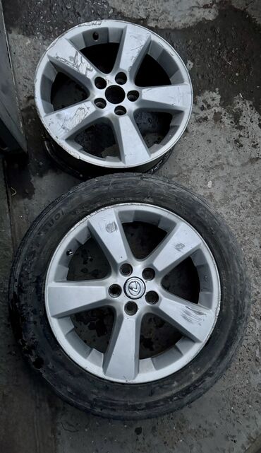 Диски: Литые Диски R 18 Lexus, Пара, отверстий - 5, Б/у