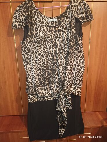 платье туника турция: 2XL (EU 44), цвет - Черный, Вечернее