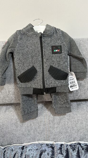 детская одежда из турций: Комплект, цвет - Серый, Новый
