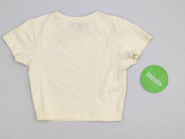 basicowe bluzki: Sinsay, T-shirt damski, rozmiar XS — 3