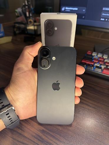 IPhone 16, 128 GB, Qara, Simsiz şarj, Face ID, Barmaq izi lalafo.az -da IPhone 16, 128 GB, Qara, Simsiz şarj, Face ID, Barmaq izi