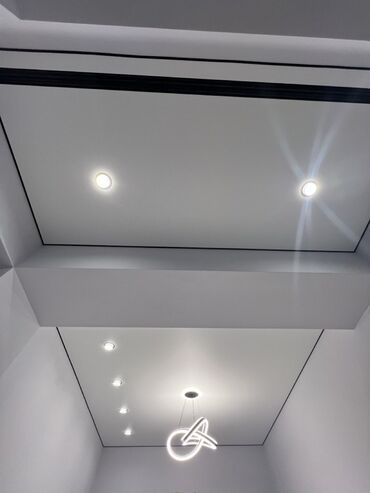 Натяжной потолок: Натяжной потолок Глянцевое, Матовое, 3D потолки Гарантия, Бесплатная консультация, Бесплатный замер — 13