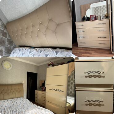 embawood tek carpayilar: İkinəfərlik çarpayı, Dolab, Termo, 2 tumba, İşlənmiş
