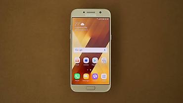 samsung s7 2017: Samsung Galaxy A5 2017, 32 GB, rəng - Qızılı, Zəmanət — 1