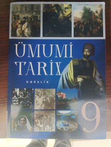 tar kitabı: 9 cu sinif Ümumi tarix kitabı satılır yenidir Kitabın qatı Açılmayıb