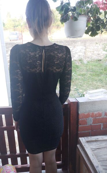 haljine vrsac: L (EU 40), color - Black, Cocktail, Long sleeves
