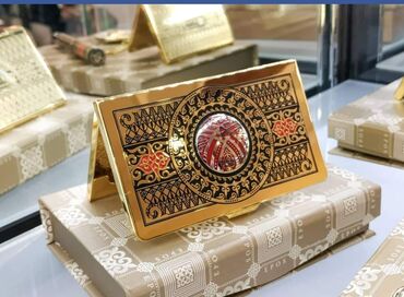 кыргыз сувенирлер: Визитница сувенир покрытие золото. Есть обмен Предлагайте варианты
