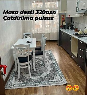 masa ev: ✔️Sifarişlə✔️ *✔️Kuxna üçün dest 1 masa 2 stul künc divan dəsti✨✨* ✔️ — 5