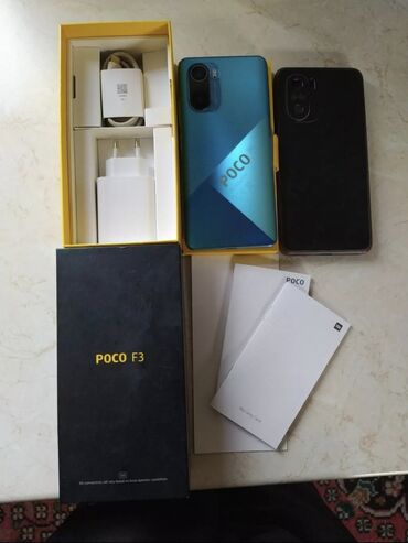 poco f3 купить: Poco F3, Б/у, 128 ГБ, цвет - Синий, 2 SIM