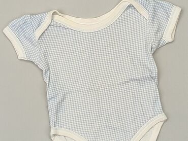 spodnie w kratę dla niemowlaka: Body, 0-3 m, 
stan - Zadowalający
