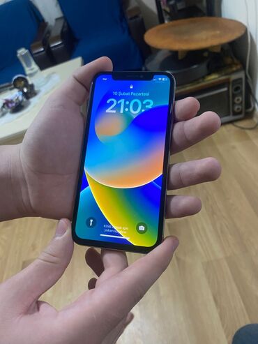 Apple iPhone: IPhone X, 64 GB, Ağ, Simsiz şarj