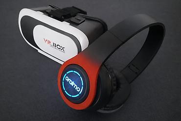 bluetooth aux: Qulaqlığın 1 qulağında işığında problem olduğu üçün VR Box hədiyyə✅️ — 1