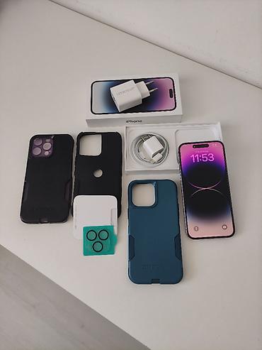 IPhone 14 Pro Max, 256 GB, Deep Purple, Face ID lalafo.az -da IPhone 14 Pro Max, 256 GB, Deep Purple, Face ID