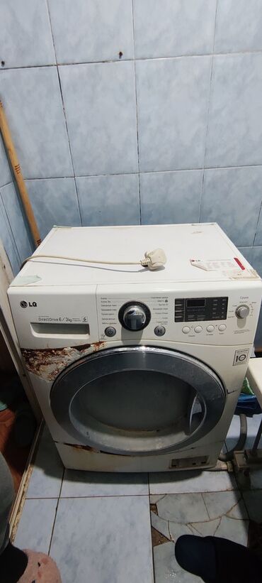 Şəxsi qulluq: Paltaryuyan maşın LG, 6 kq, İşlənmiş, Avtomat, Qurutma var, Ünvandan götürmə