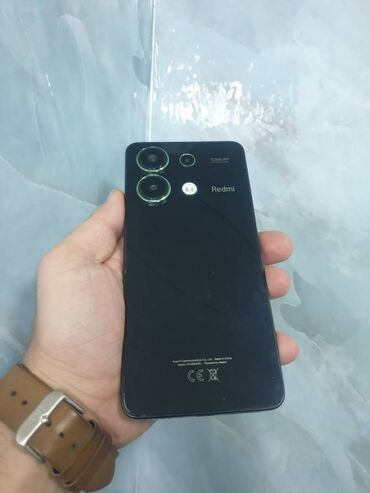 читалка для телефона fly: Redmi Note 13, 128 ГБ, цвет - Черный, Гарантия, Сенсорный, Отпечаток пальца