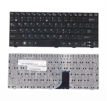 Батареи для ноутбуков: Клавиатура для Asus EeePC HA 1001PX Арт.55 HA HA белая/черная без