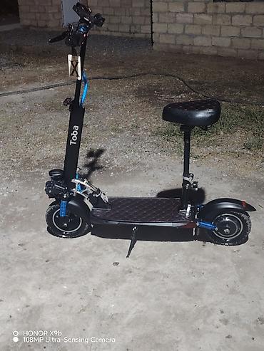 scooter şarjlı: Elektrik skuter – Toba (oturacaqlı) - Güclü elektrik mühərriki, arxa — 1