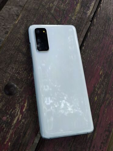 купить запчасти на телефон самсунг: Samsung Galaxy S20, Б/у, 128 ГБ, цвет - Белый, eSIM