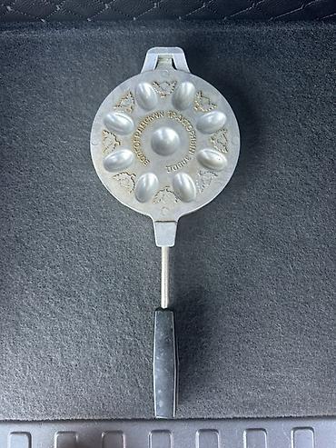 şirniyyat soba: Şirniyyat qəlibləri, rəng - Gümüşü, Metal, Dairəvi — 1