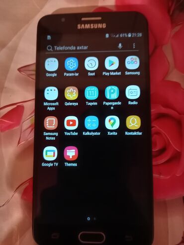 samsung j7 2018: Samsung Galaxy J7 Prime, 16 GB, rəng - Göy, Barmaq izi