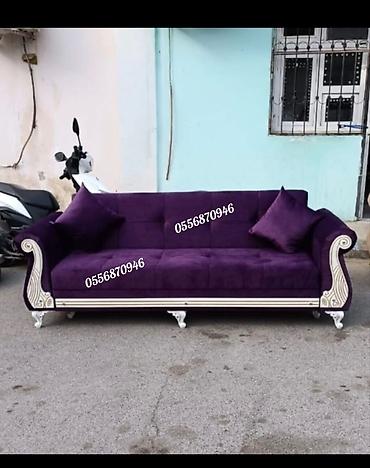 salon divanı: Klassik divan, 3 nəfərlik, Bazalı, Taxta, Belarusiya, Kredit yoxdur — 2