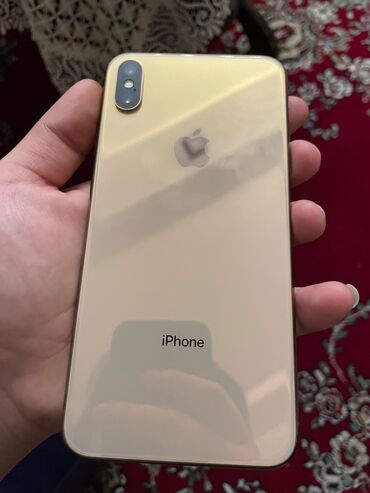 iphone satılır: IPhone Xs Max, 64 GB, Rose Gold, Face ID, Simsiz şarj