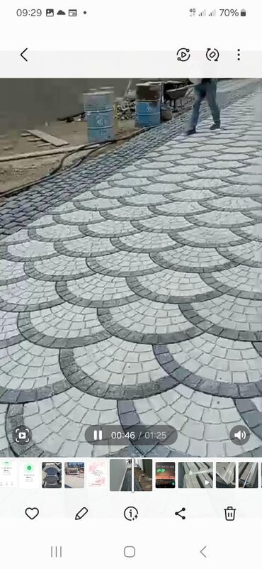 Plitə işləri: Her nov tanet daslarin bardyor ve beton daslarin satisi ve istehsali — 25