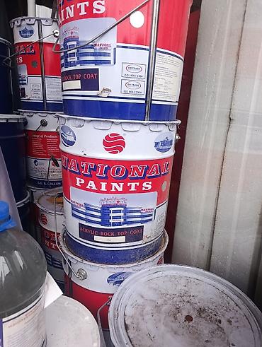 Краска National Paints – Acrylic Rock Top Coat. 20кг на 200квадратных
