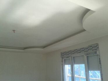 Malyar işləri: Hər növ Alcipan işləri görülür. Düz sadə tavan. Ara kəsmə divar — 15