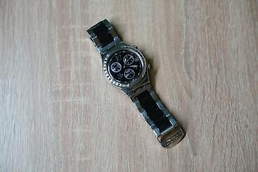 Наручные часы: Б/у, Наручные часы, Swatch, цвет - Серебристый — 1