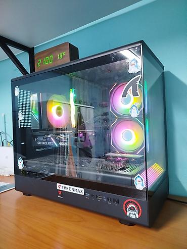 Игровой/рабочий ПК с RGB-подсветкой в премиальном корпусе с прозрачной