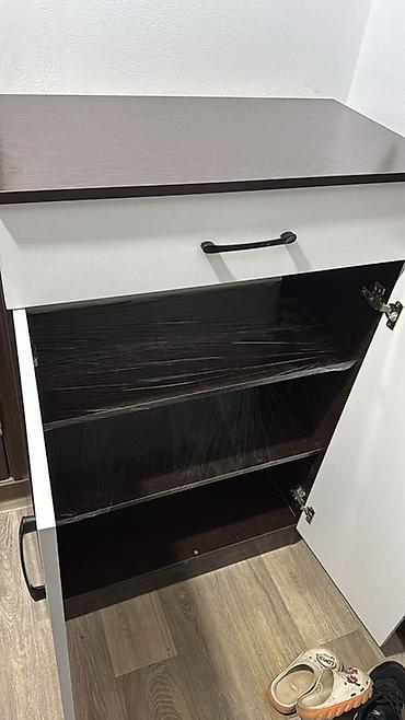 study table: Тумба и подставка для обуви, Новый, Самовывоз, Платная доставка, цвет - Коричневый — 2