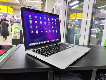 мак ноутбук: Ноутбук, Apple, 8 ГБ ОЗУ, Intel Core i5, 13.3 ", Б/у, Для работы, учебы, память SSD