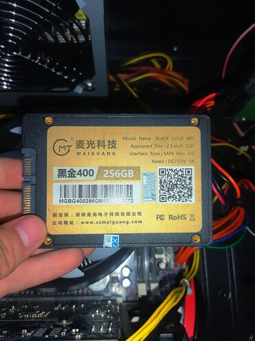 покупка ноутбук: Маалымат алып жүрүүчү, Колдонулган, SSD, 256 ГБ, 2.5", ПК үчүн