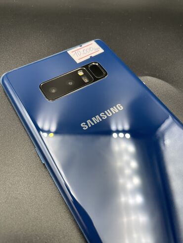 самсунг 20: Samsung Galaxy Note 8, Колдонулган, 256 ГБ, түсү - Көк, 1 SIM