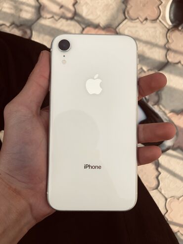 чихол айфон 7: IPhone Xr, Б/у, 128 ГБ, Белый, Зарядное устройство, Защитное стекло, Чехол, 80 %