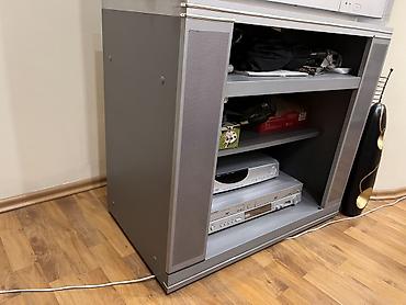 android box: ТВ-комплект Sony (кинескопный телевизор + тумба с полками) - — 1