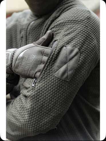 Толстовки: Доставка по городу Бишкек бесплатная 🚀🚀🚀 Тёплая флисовая кофта — 11