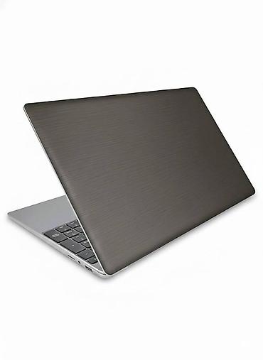 notebook: Наклейка на крышку ноутбука виниловая — Текстура «Шлифованный металл» — 4