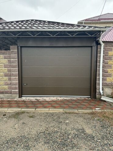 Откатные ворота: Откатные ворота с калиткой и навесом - Тип: откатная конструкция на at lalafo.kg — 7 Откатные ворота: Откатные ворота с калиткой и навесом - Тип: откатная конструкция на — 7