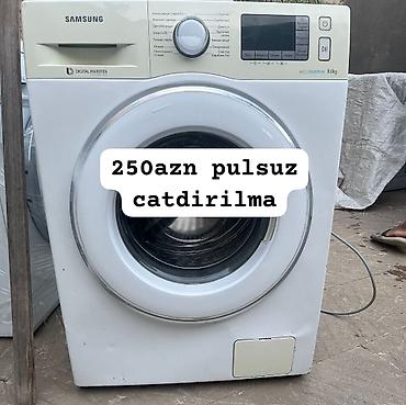 online komputer isi: Samsung paltaryuyan maşın – EcoBubble, 8 kq - Ön yükləməli model - — 1