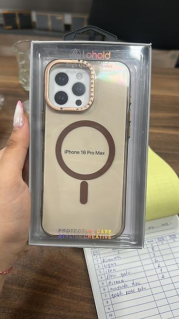iphone case: IPhone 16 Pro Max üçün qoruyucu qab - Brend: Lohol d (qablaşdırmada — 1